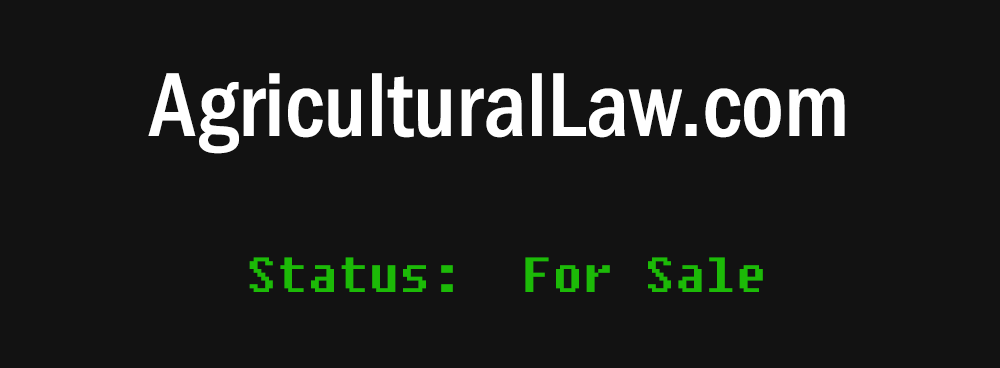 Agricultural Law